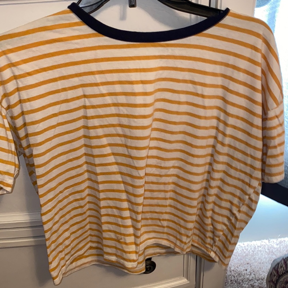 Stripped cropped top
